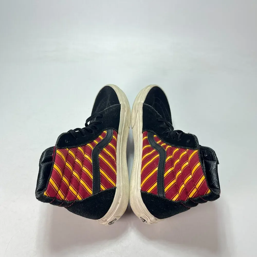Vans Sk8-Hi x Harry Potter Gryffindor High Top Sneakers 721356 Youth Size 3.5